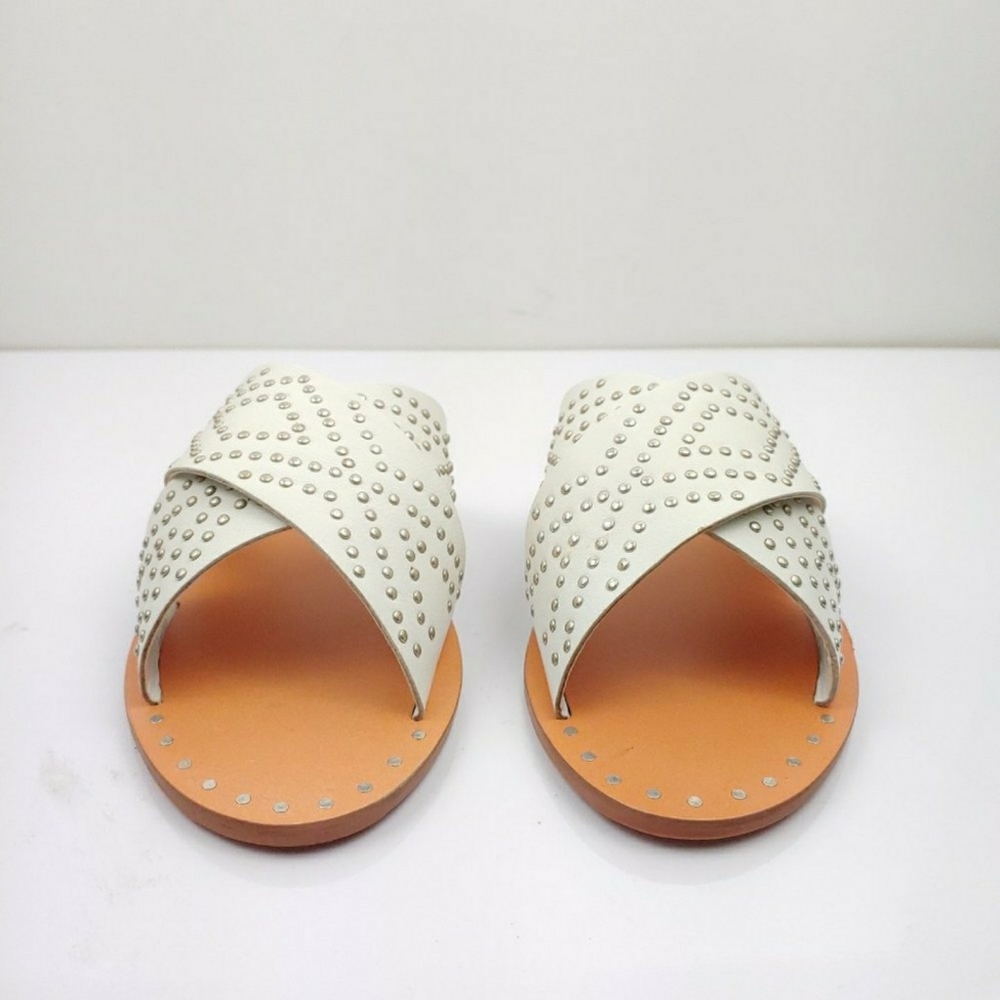 Steven by Steve Madden Studded Leather Slides - Picture 4 of 6